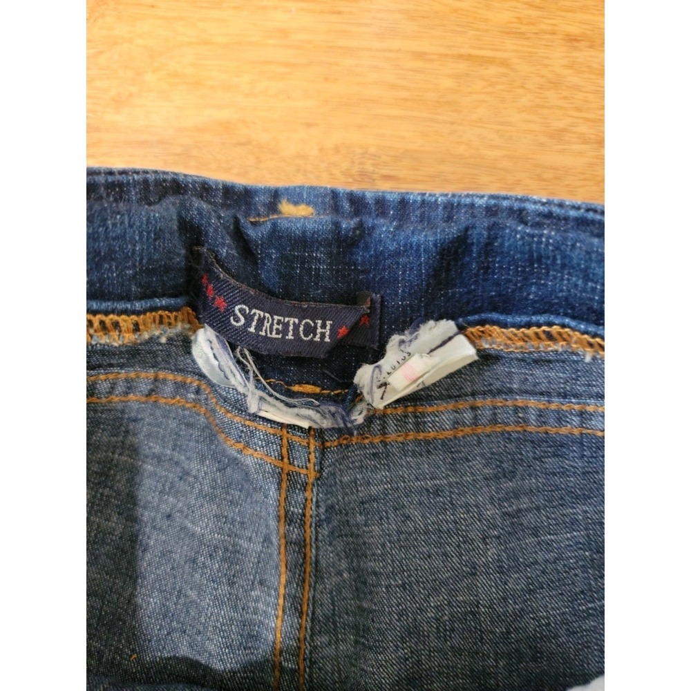 Vintage Y2K Lace Up Jeans Women's Size 31 Flared Leg Embroidered 90s 2000s - Picture 10 of 10